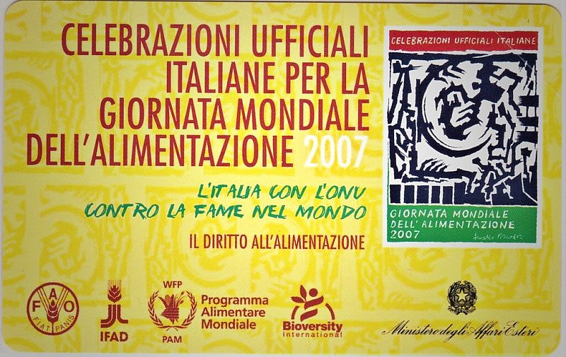 Giornata Mondiale Dell'Alimentazione 2007