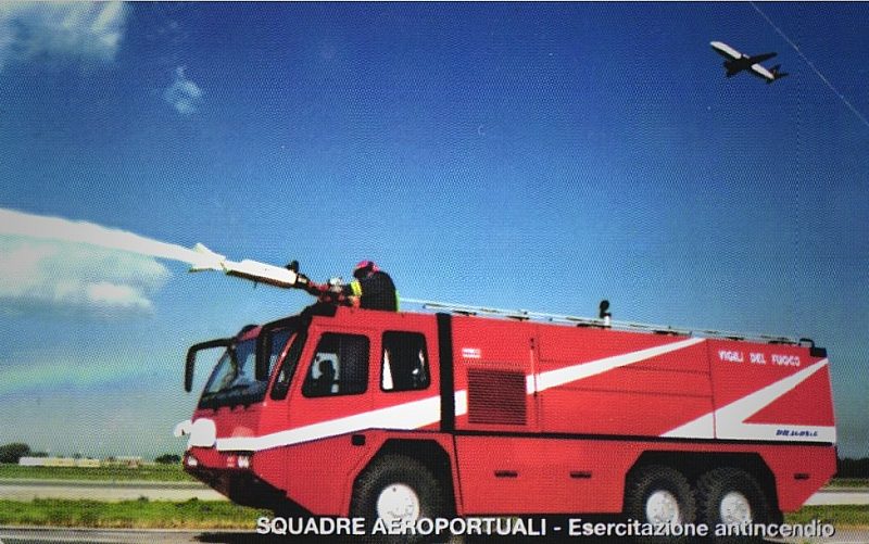 VVFF - Squadre aeroportuali, esercitazione antincendio