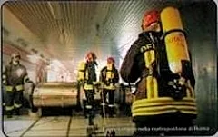 VVFF - Esercitazione nella metropolitana di Roma