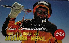 Kammerlander in cima Al Jasemba - Nepal