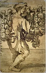 L'Antico e le Palme - venditore di agli e cipolle (€ 3)
