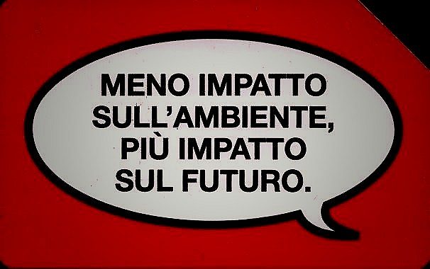 Meno impatto sull'ambiente