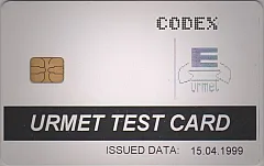 Urmet TEST CARD black 15,04,1999