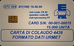 STC 024 B1 - CARTA DI COLAUDO 4436 FORMATO DATI URMET