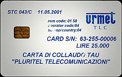 STC 043/C - CARTA DI COLLAUDO TAU PLURITEL TELECOMUNICAZIONI