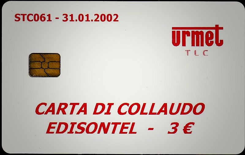 STC061 - CARTA DI COLLAUDO EDISONTEL
