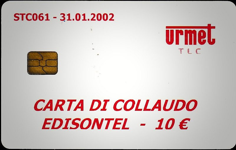 STC061 - CARTA DI COLLAUDO EDISONTEL