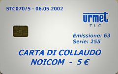 STC070/5 - CARTA DI COLLAUDO NOICOM