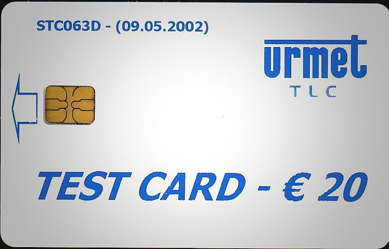 STC063D - TEST CARD - € 20