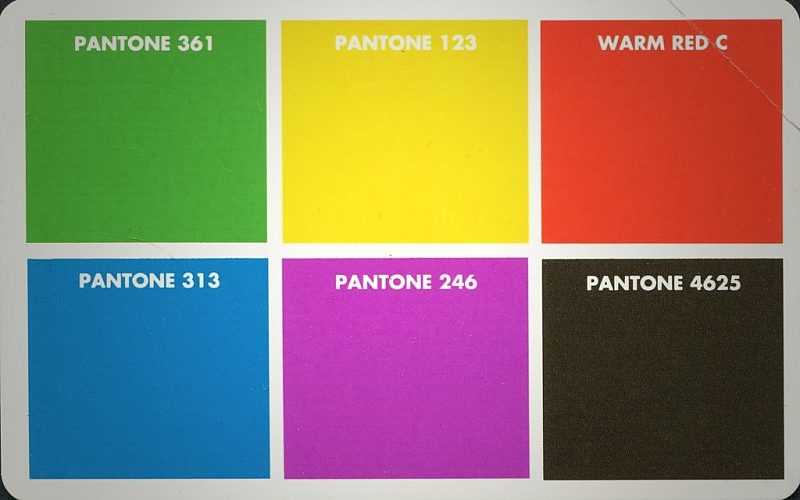 Prova Pantone - Formula UNO (Mantegazza)