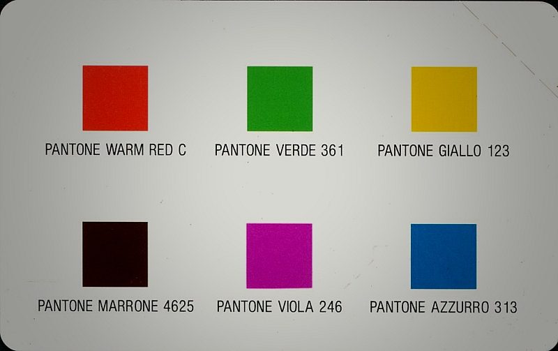 Prova Pantone - Sardegna (Mantegazza)
