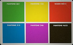 Prova Pantone - Formula UNO (Technicard)