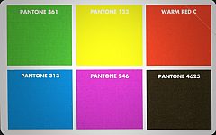 Prova Pantone - Formula UNO (Technicard)