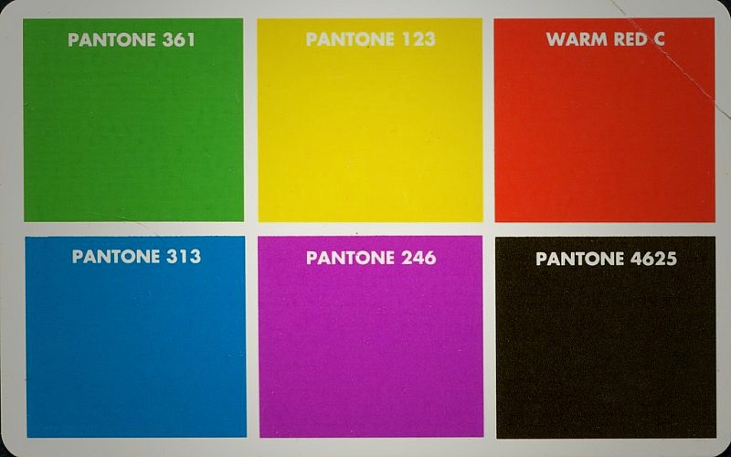 Prova Pantone - Formula UNO (Cellograf Simp)