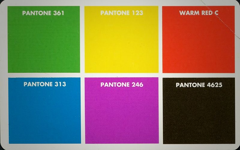 Prova Pantone - Formula UNO (Cellograf Simp)