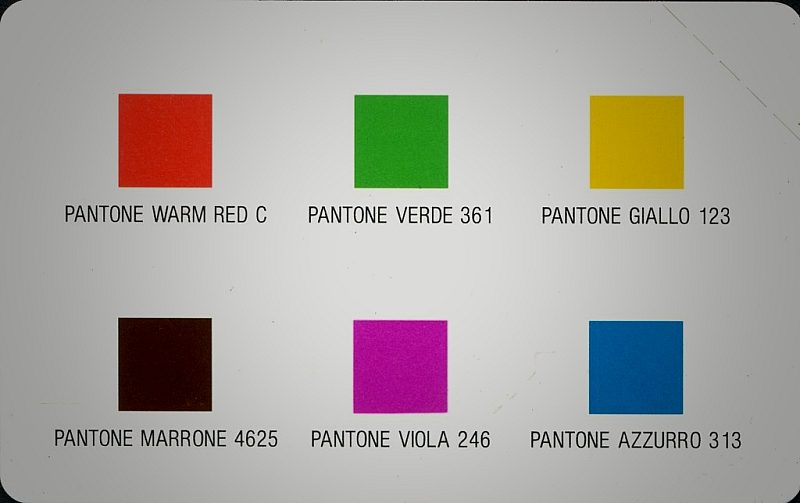 Prova Pantone - Sardegna (Cellograf Simp)