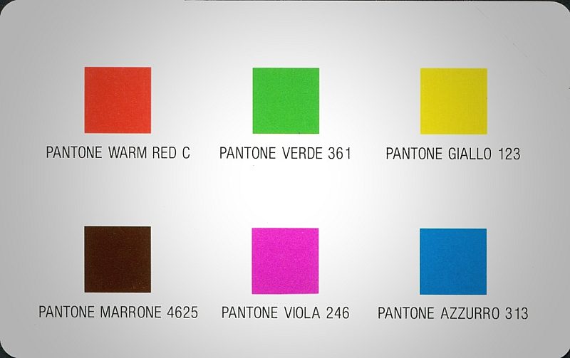 Prova Pantone - Sardegna (Ghirlanda)