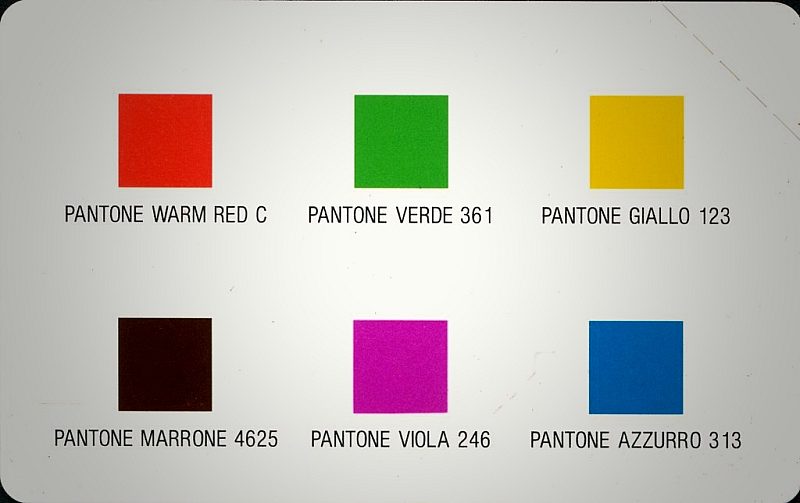 Prova Pantone - Sardegna (Ghirlanda)