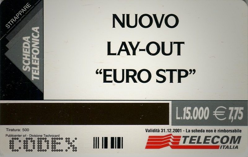 Nuovo Lay-out "Euro Stp" (Publicenter)