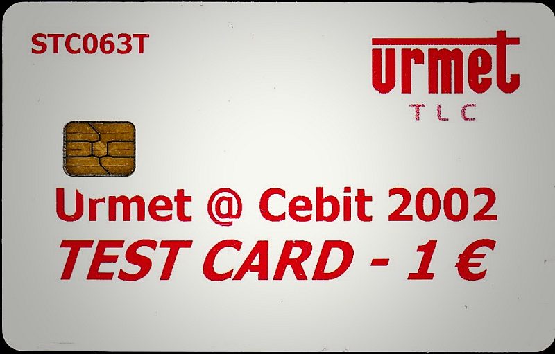 STC063T - Urmet-Cebit 2002 - TEST CARD - 1 €