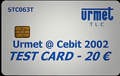 STC063T - Urmet-Cebit 2002 - TEST CARD - 20 €