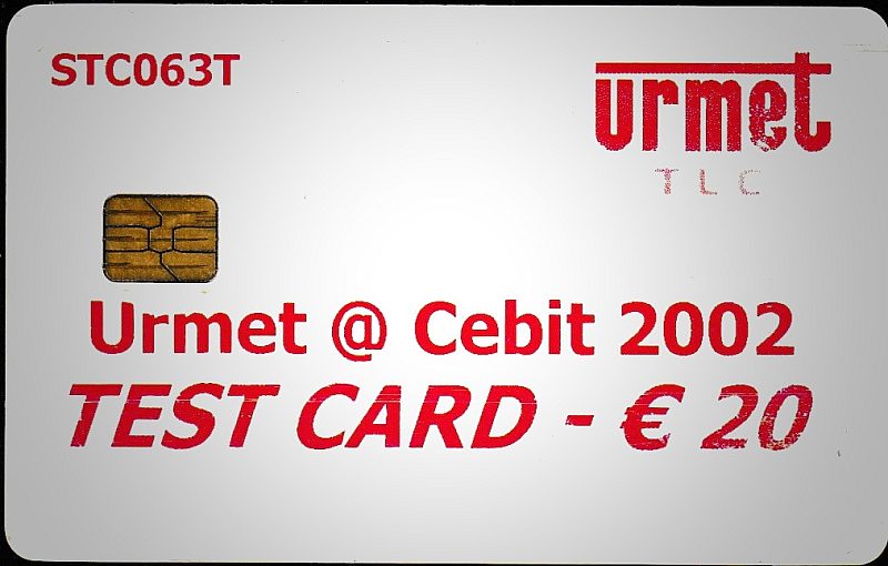 STC063T - Urmet-Cebit 2002 - TEST CARD - € 20