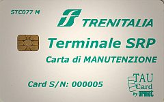 STC077 M - TRENITALIA - TERMINALE SRP CARTA DI MANUTENZIONE