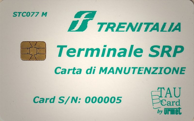 STC077 M - TRENITALIA - TERMINALE SRP CARTA DI MANUTENZIONE