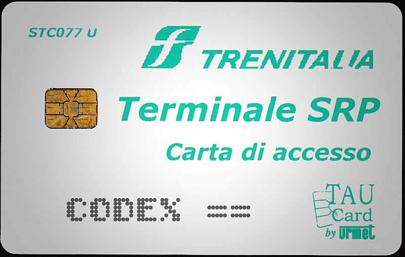 STC077 U - TRENITALIA - TERMINALE SRP CARTA DI ACCESSO