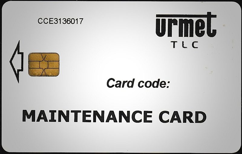 MAINTENANCE CARD