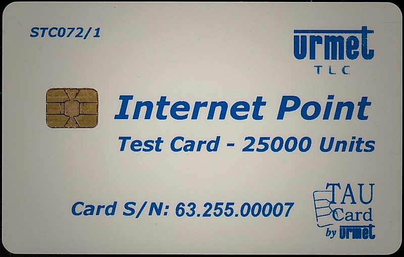 STC072/1 - Internet Point Test Card