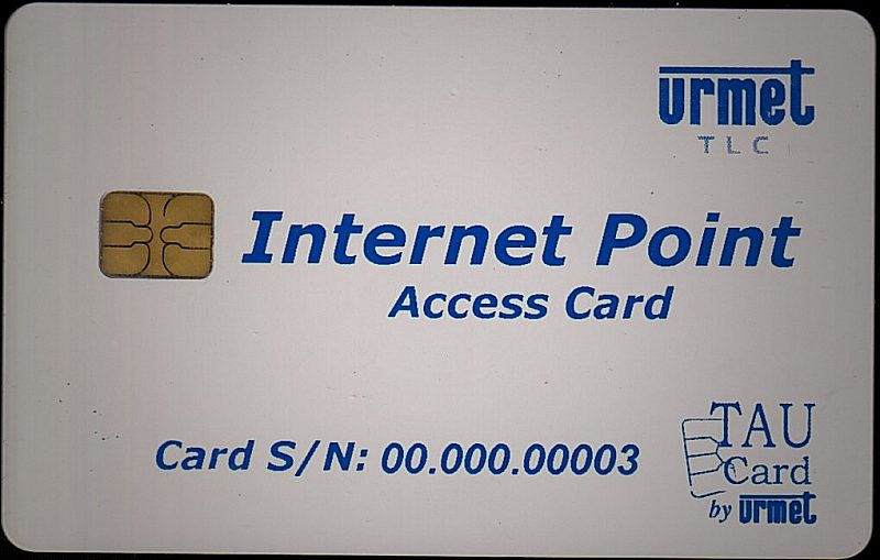 Internet Point Access Card