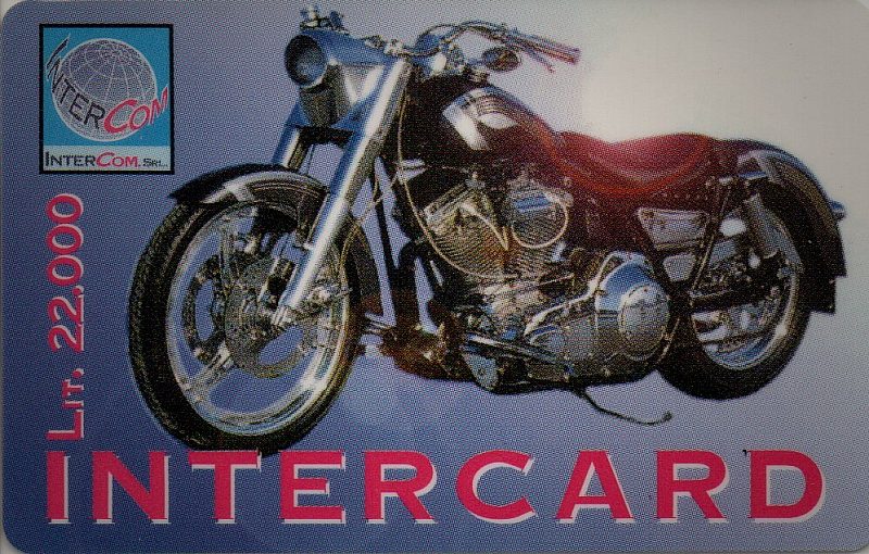 Intercard - Motorbike (Collector Card) [blue]