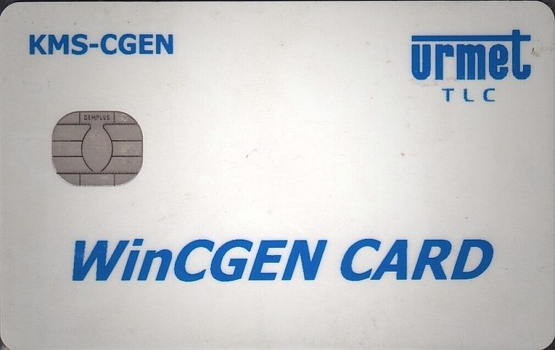 Kms-cgen - Wincgen Card