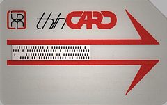 Thin Card (No Frame - Transparent support)