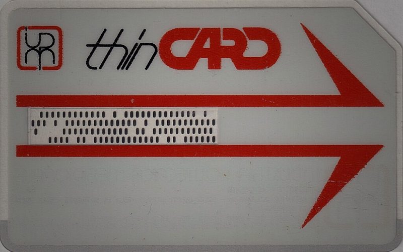 Thin Card (With Frame - Grey Band - Transparent support)