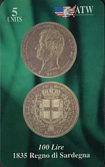 Monete - 100 Lire Regno di Sardegna 1835