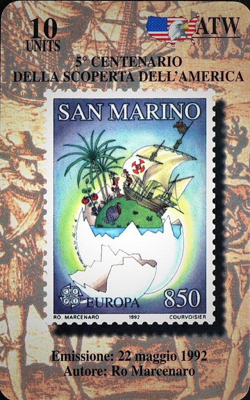 Francobolli di San Marino - Cristoforo Colombo