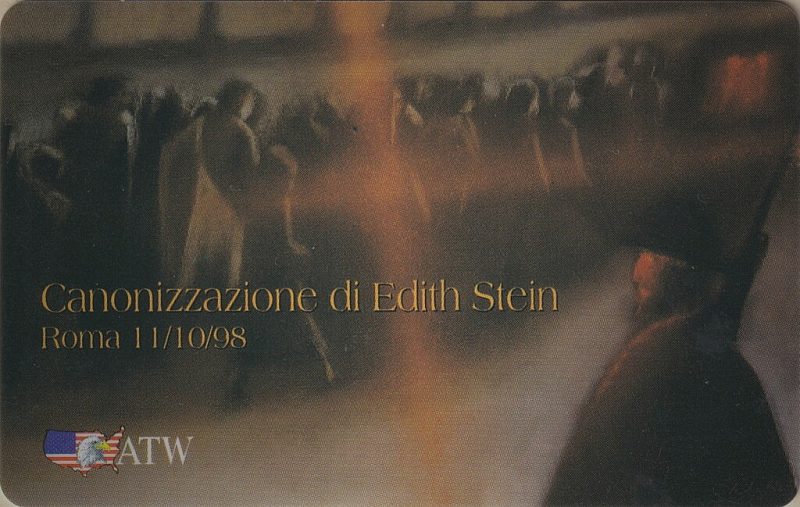 Canonizzazione Di Edith Stein