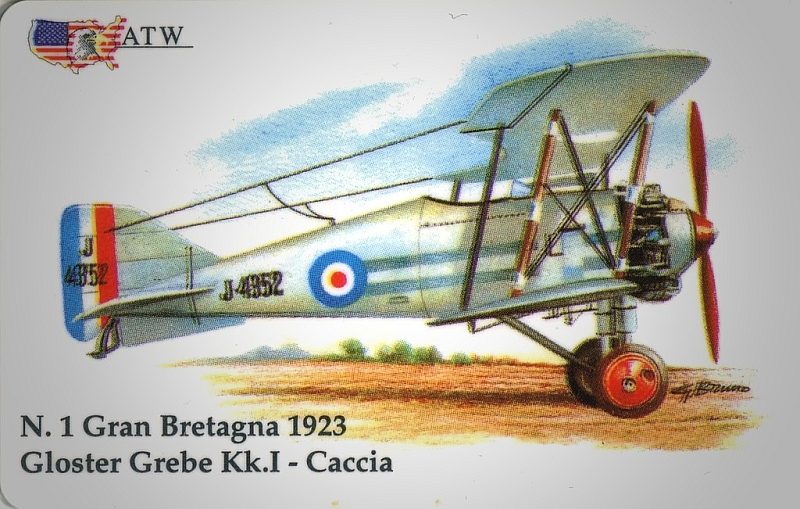 Aerei da guerra - Gloster Grebe Kk.I - Gran Bretagna (01/50)