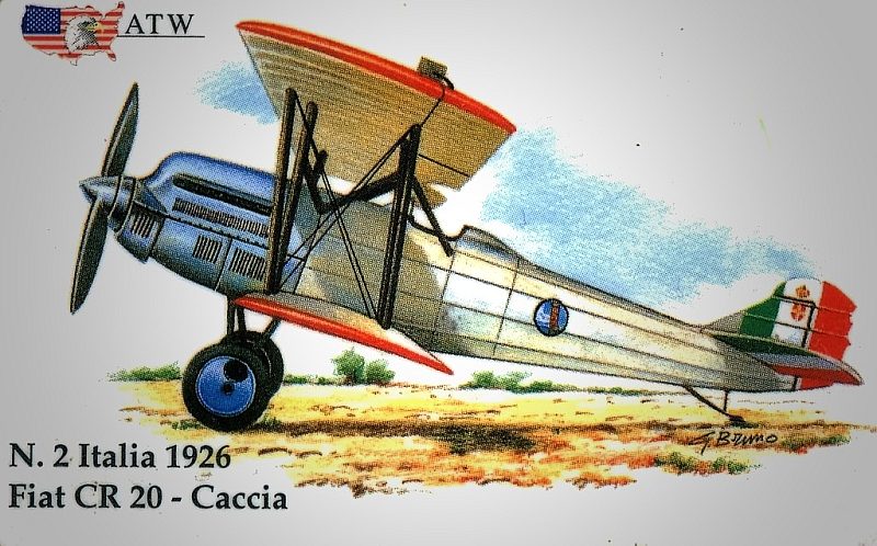 Aerei da guerra - Fiat CR 20 Caccia - Italia (02/50)