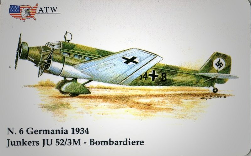 Aerei da guerra - Junkers Ju 52/3M - Germania (06/50)