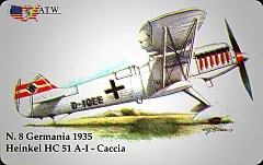 Aerei da guerra - Heinkel Hc 51 A-I - Germania (08/50)