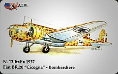 Aerei da guerra - Fiat Br20 - Italia (13/50)