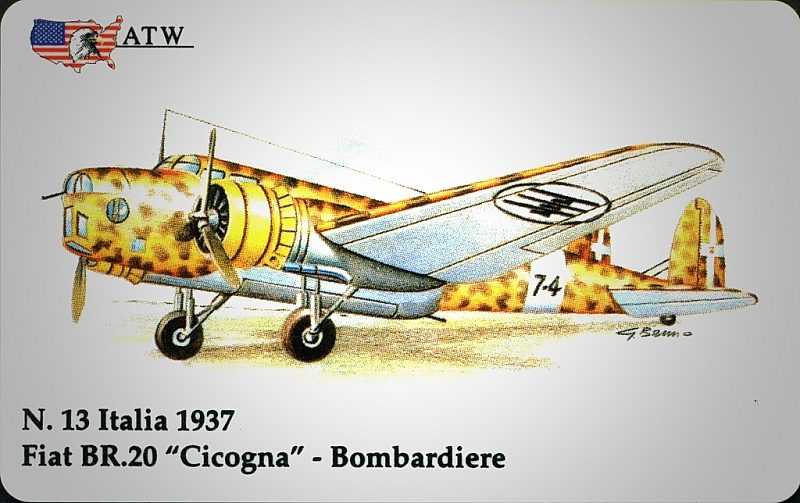 Aerei da guerra - Fiat Br20 - Italia (13/50)
