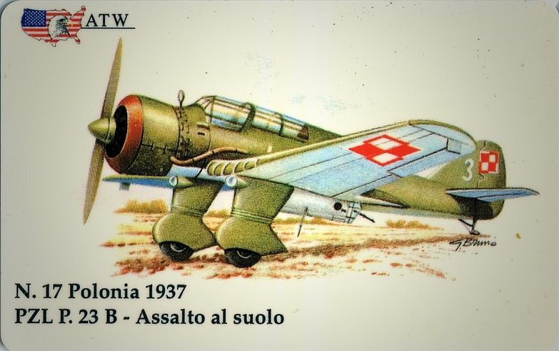 Aerei da guerra - PZL P. 23 B - Polonia (17/50)