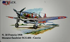 Aerei da guerra - Morane-Saulnier M.S. 406 - Francia (20/50)