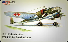 Aerei da guerra - PZL P.37 B - Polonia (22/50)