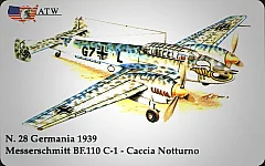 Aerei da guerra - Messerschmitt Bf. 110 C-1 - Germania (28/50)