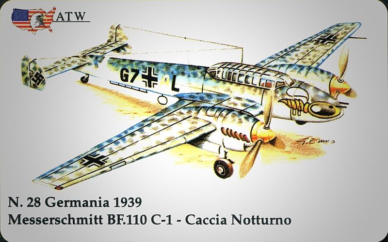 Aerei da guerra - Messerschmitt Bf. 110 C-1 - Germania (28/50)